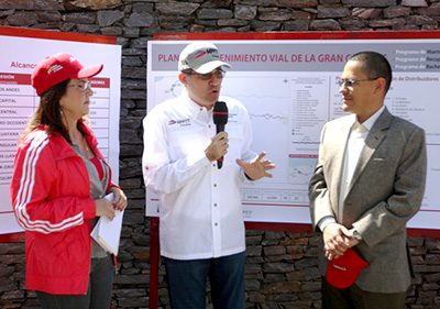 Ministro El Troudi, Ministro Villegas y Jefa Farías