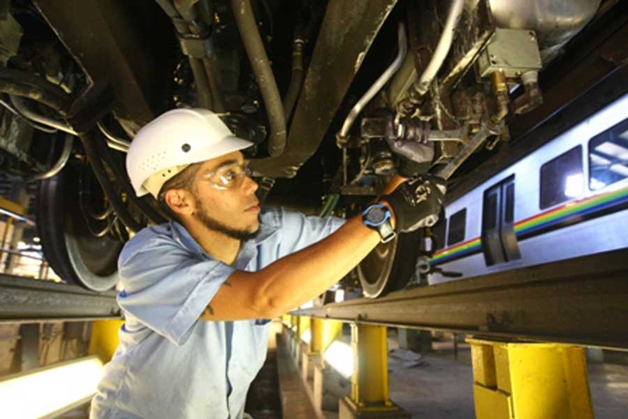 Metro de Caracas realiza mantenimiento en sistemas de ruedas en vagones de  trenes de Línea 2 – MppT