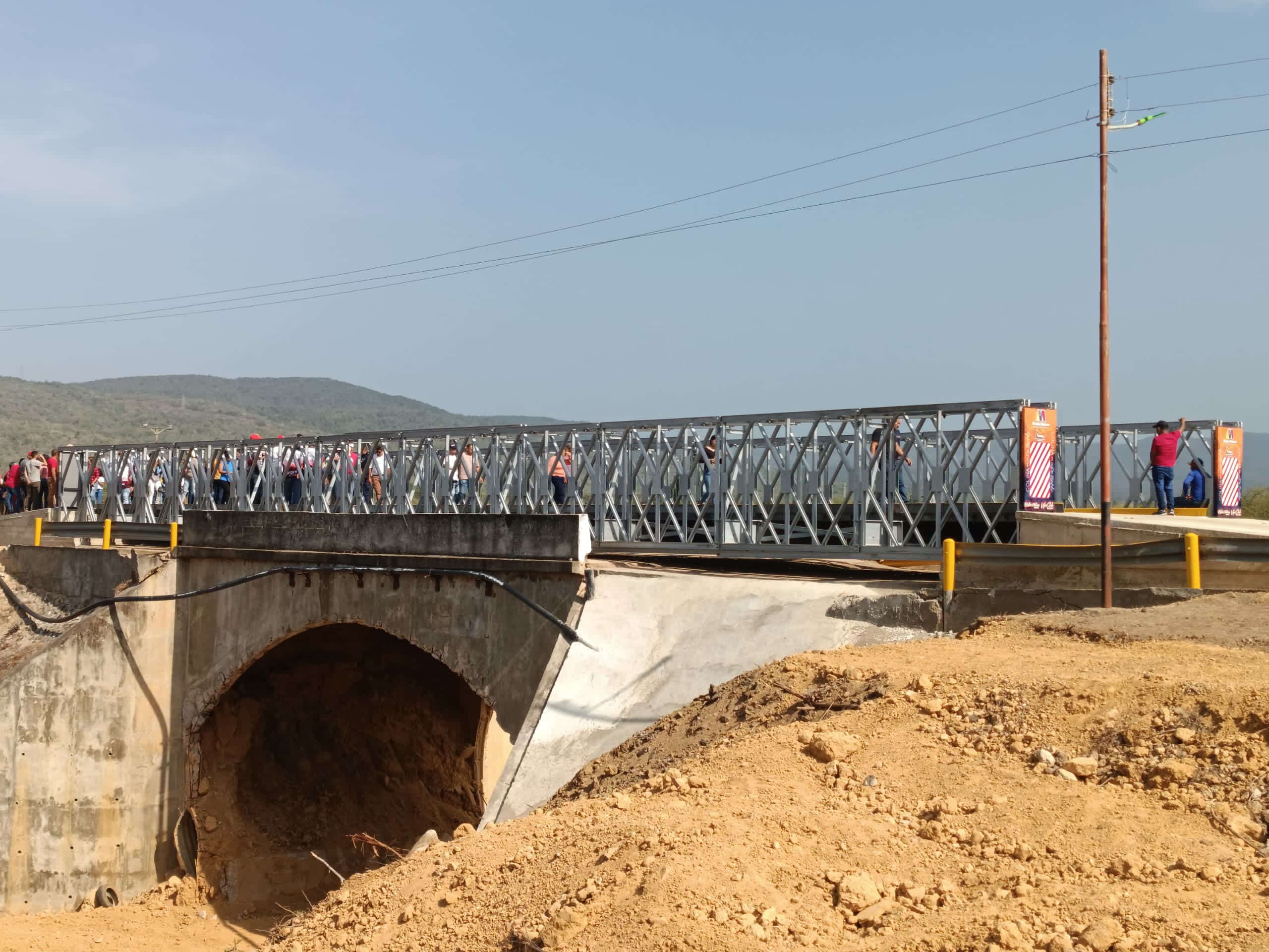 Más de 300 familias beneficiadas con nuevo Puente Metálico en Falcón