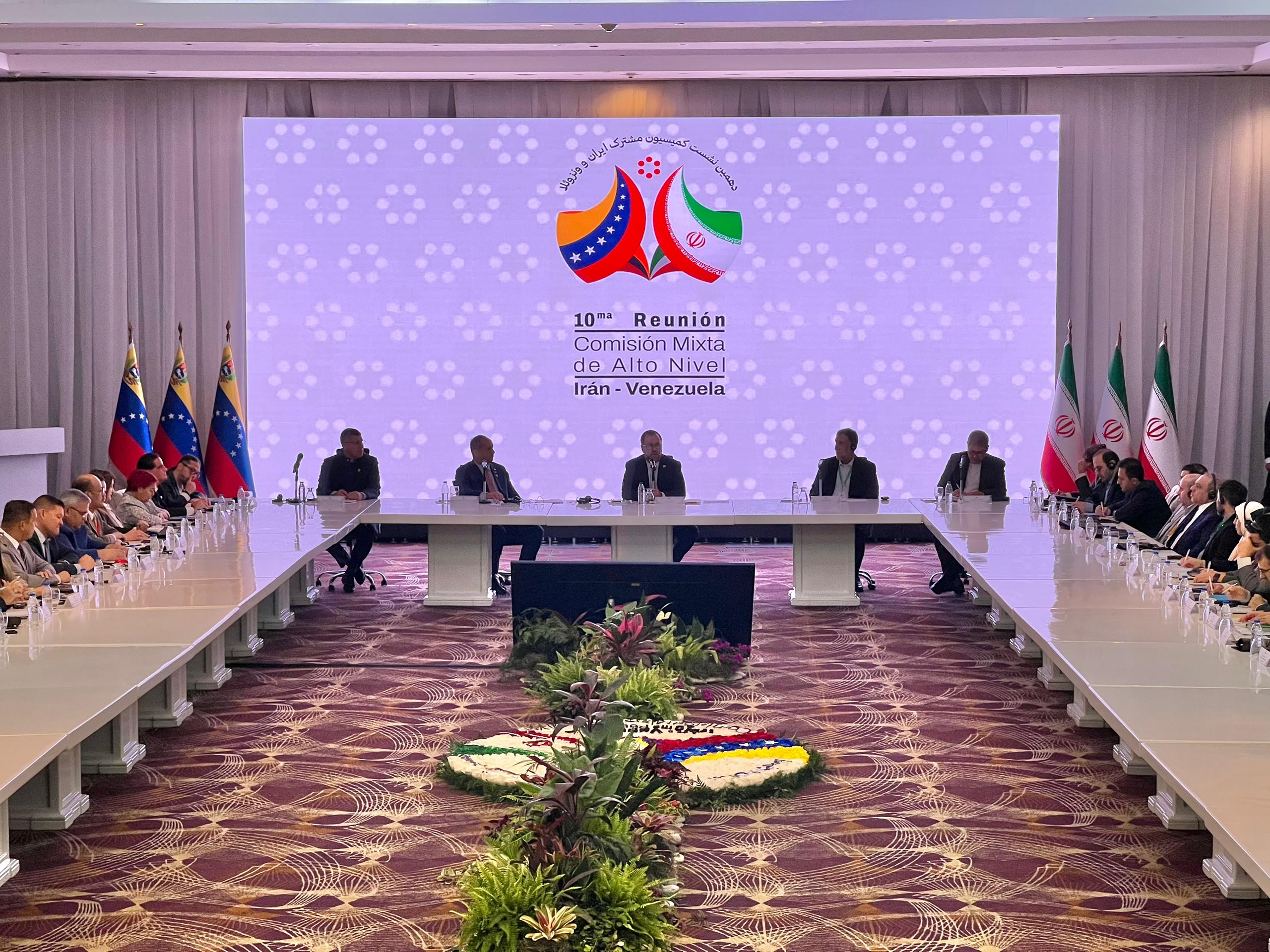 Irán y Venezuela fortalecen lazos de cooperación en la X Comisión Mixta de Alto Nivel