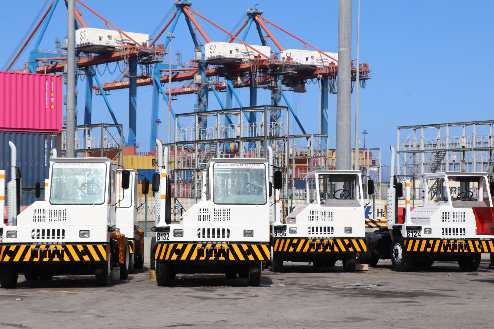 Mantenimiento de maquinarias se realiza en el Puerto Internacional de La Guaira